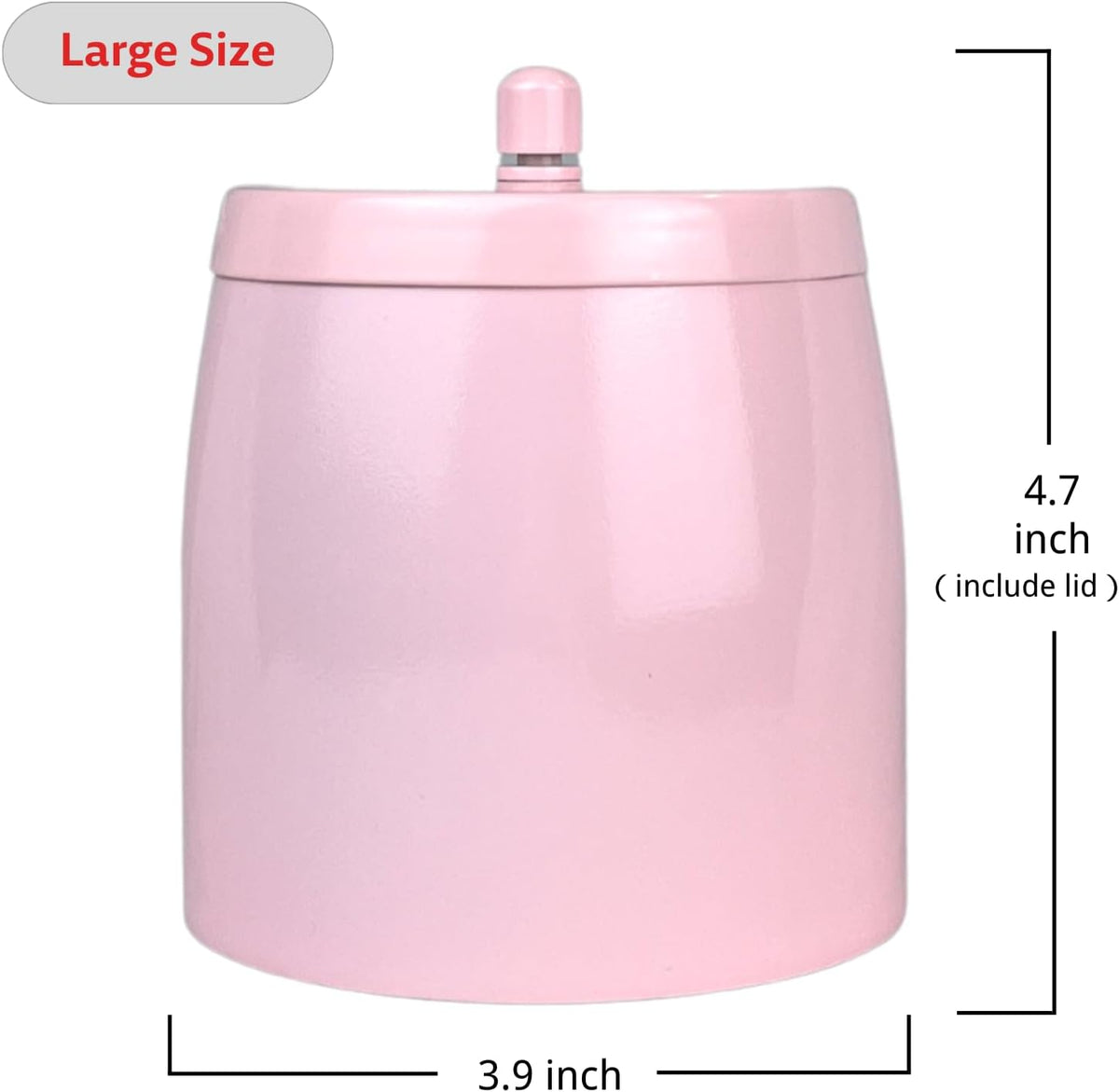 Ash Tray, Large Outdoor Ashtray with Lid, Ashtray for Outside Patio, Stainless Steel Windproof Smokeless Ash Tray for Balcony, Ashtrays for Smokers, Cigar, Home Office Decoration