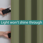 Yakamok 84 Inch Length 100% Blackout Curtains - Image 3
