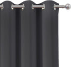 LEMOMO Dark Grey Thermal Blackout Curtains/42 x 72 Inch/Set of 2 Panels Room - Image 7