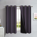 NICETOWN 100% Blackout Short Curtains by NICETOWN