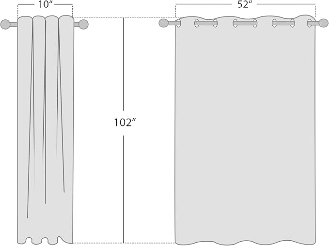NICETOWN 100% Absolutely Blackout Linen Curtains - Image 2