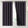 NICETOWN 100% Blackout Lined Curtains, 1 Pair, 2 Thick Layers Completely by NICETOWN
