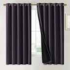NICETOWN 100% Blackout Lined Curtains, 1 Pair, 2 Thick Layers Completely by NICETOWN