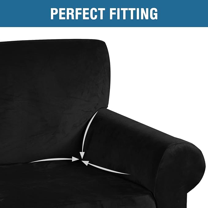 H.VERSAILTEX Stretch Velvet Sofa Covers - Image 4