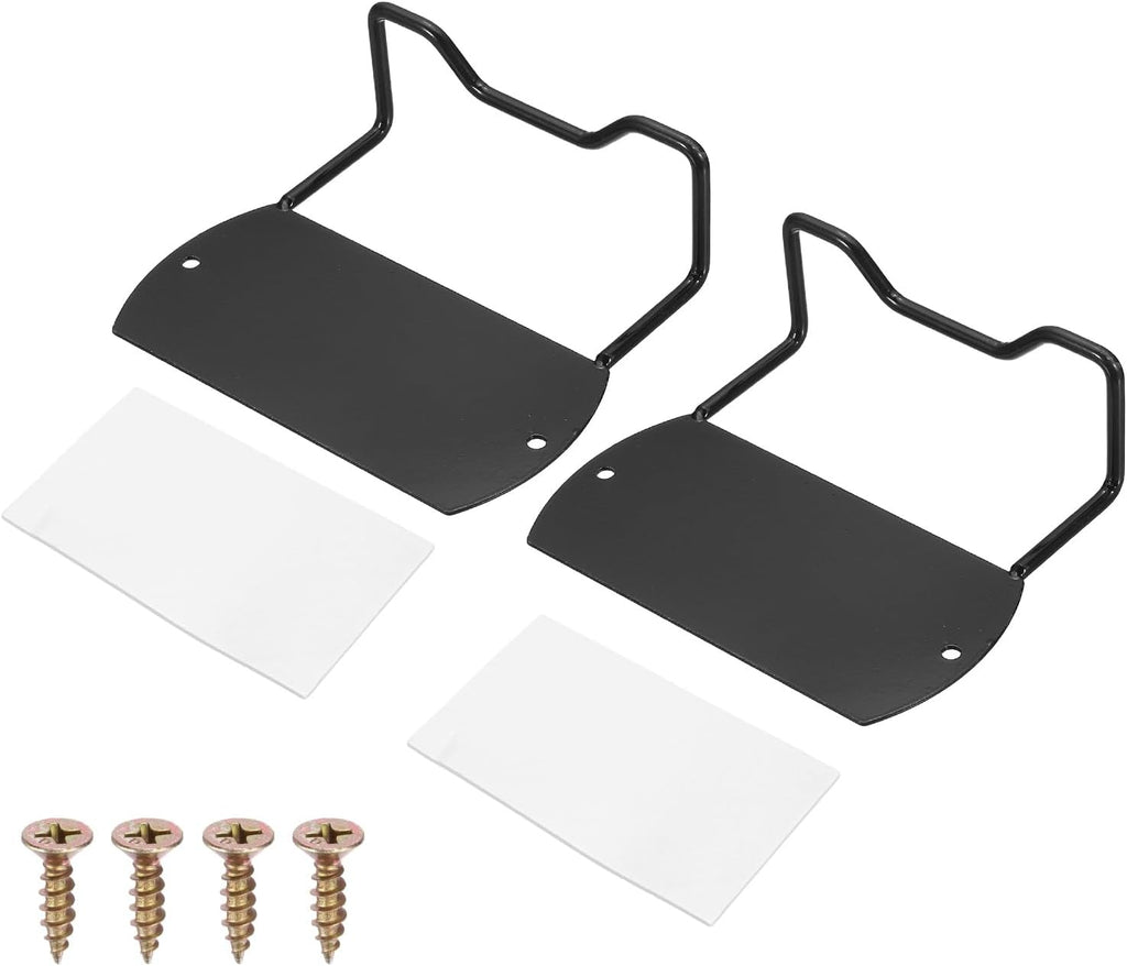 uxcell 2pcs Mattress Slide Stopper 5.5" x 2" Mattress Retainer Bar to Black