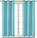 BGment Baby Blue Short Curtains by BGment