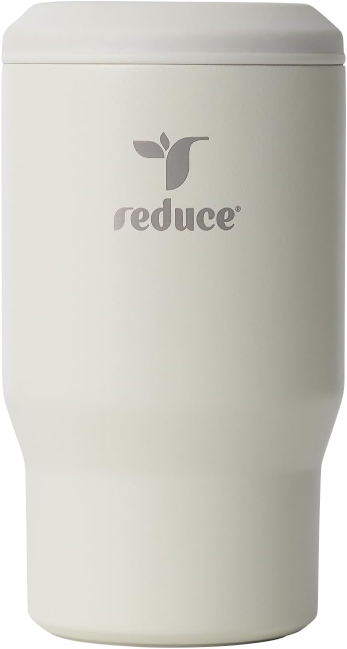 Reduce 4-in-1 Drink Cooler - Versatile Can & Bottle Holder with Vacuum Insulation - Keeps Drinks Cold Up to 4 Hours - Includes Bottle Opener - Fits Cupholders & Dishwasher Safe - 14oz - Daiquiri
