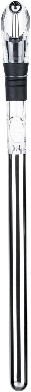 Restaurantware Wine Chilling Rod - 12.64 Inches Stainless Steel Wine Pour Spout With Chiller - Leak-Resistant Wine Accessory - Durable Silver Wine Cooler Stick