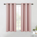 NICETOWN Modern Blackout Curtains Noise Reducing, Blush Pink, 2 Panels by NICETOWN