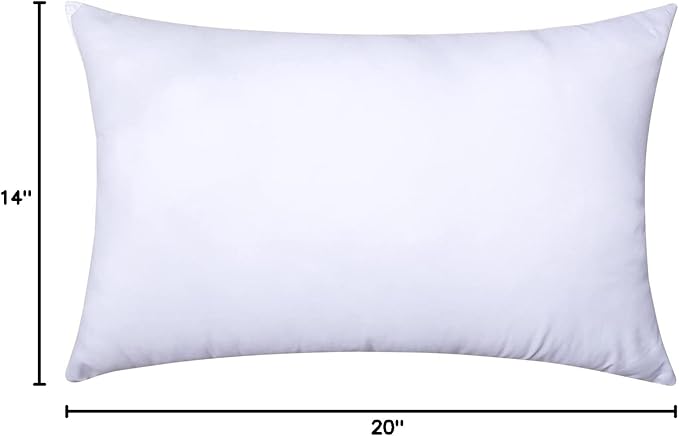 MIULEE Throw Pillow Insert Premium Pillow Stuffer Sham Rectangle - Image 8