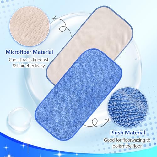 Microfiber Cleaning Cloth Compatible with MR SIGA Microfiber Mop