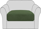 H.VERSAILTEX Stretch Couch Cushion Covers Individual Seat Sofa Chair Slipcovers by HVERSAILTEX