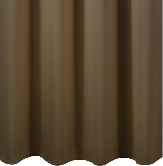 LEMOMO Blackout Curtains 66 x 54 Inch Long Brown Curtains Set of 2 Panels Room - Image 8