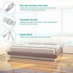 Bed Sheet Holder Straps- Adjustable Fitted Sheet Clips Bed Sheet Fastener Suspenders Elastic Gripper Holder Used for Bed Sheets,Mattress Covers, Sofa Cushion(Set of 4)