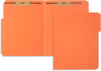 Blue Summit Supplies 50 Assorted Fastener File Folders, Letter, 2 Prong
