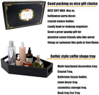 Gothic Coffin Decor Gothic Wooden Makeup Organizer