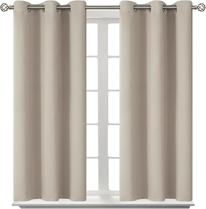 BGment Room Darkening Curtains 45 Inches Long by BGment