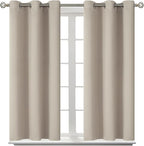 BGment Room Darkening Curtains 54 Inches Long by BGment