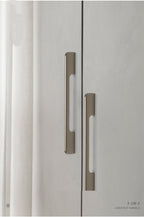 5 Pack Champagne Cabinet Handles, Long Kitchen Cabinet Pulls, Easy to Install for Cabinets, Dresser Drawers and Wardrobes (5.8 inch)