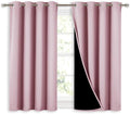 NICETOWN 100% Blackout Curtains 45 inches Long, 2 Thick Layers Completely by NICETOWN