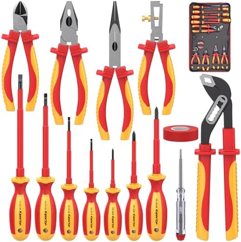 14PCS 1000V Insulated Electrician Tool Set