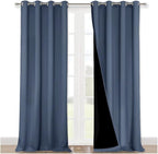 NICETOWN 100% Blackout Blinds, Stone Blue, Laundry Room Decor Window Treatment by NICETOWN