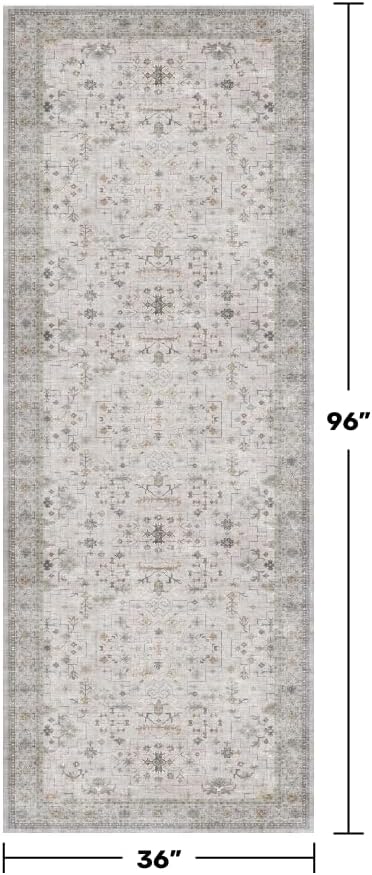 Hazo Haus Floral 3x8 Wide Hallway Runner - Image 2