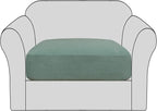 H.VERSAILTEX High Stretch Individual Seat Cushion Covers Sofa Slipcovers Couch by HVERSAILTEX