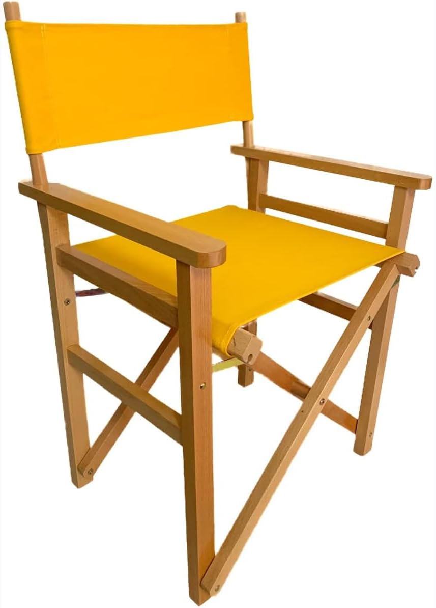 TBACW Directors Chair Canvas Replacement Covers, 2 Set (4pcs) Yellow