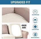H.VERSAILTEX High Stretch Individual Seat Cushion Covers Sofa Slipcovers Couch - Image 7