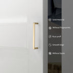 10 Pack 5 Inch Brushed Gold Cabinet Pulls, Kitchen Hardware