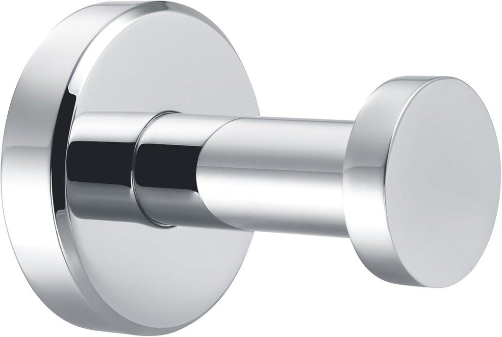 Robe Hook, Polished Chrome, 304 Stainless Steel, Wall Mount