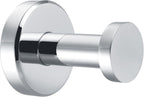 Robe Hook, Polished Chrome, 304 Stainless Steel, Wall Mount
