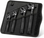 Adjustable Wrenches, 4PCS Self Locking Spanner Set, Ratcheting Jaw Wrench Set with Non Slip Handle, Ideal for Pipe Repair, Auto Maintenance & Home Use