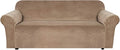 H.VERSAILTEX Stretch Velvet Sofa Covers Large Couch Covers Sofa Slipcovers by HVERSAILTEX
