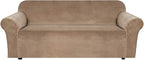 H.VERSAILTEX Stretch Velvet Sofa Covers Large Couch Covers Sofa Slipcovers by HVERSAILTEX