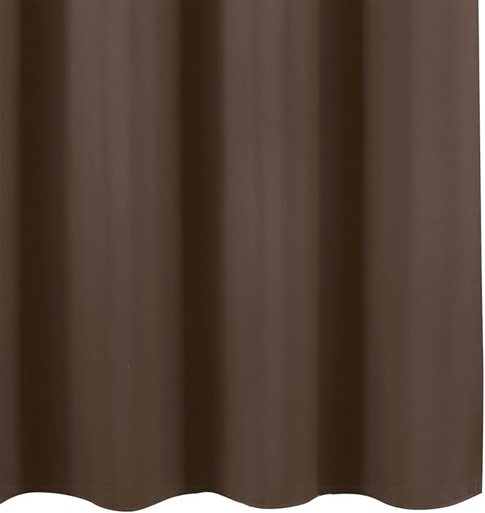 LEMOMO Blackout Curtains 52 x 120 Inch Long Chocolate Curtains Set of 2 Panels - Image 8