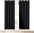 NICETOWN 100% Blackout Window Curtain Panels, Full Light Blocking Drapes by NICETOWN