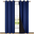 NICETOWN Full Shade Curtain Panels, Royal Blue, Pair of Thermal Insulated & by NICETOWN