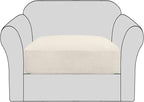 H.VERSAILTEX High Stretch Individual Seat Cushion Covers Sofa Slipcovers Couch by HVERSAILTEX