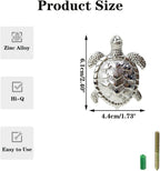 4Pcs Tortoise Wall Mounting Hanger Hooks, Animal Sea Turtle Coat Hooks, Decorative Wall Mounted Hooks for Hanging Coats, Scarves, Bags, Purses, Backpacks Home Decor
