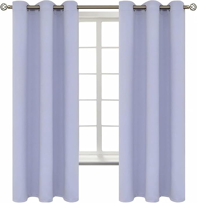 BGment Room Darkening Curtains 63 Inches Long by BGment