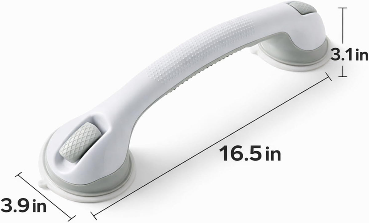 Grab Bars for Bathtubs and Showers,Suction Grab Bars 2 Pack 16.5"