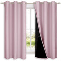 NICETOWN 100% Blackout Short Curtains by NICETOWN