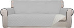 PureFit Reversible Quilted Sofa Cover, Water Resistant Slipcover Furniture by PureFit