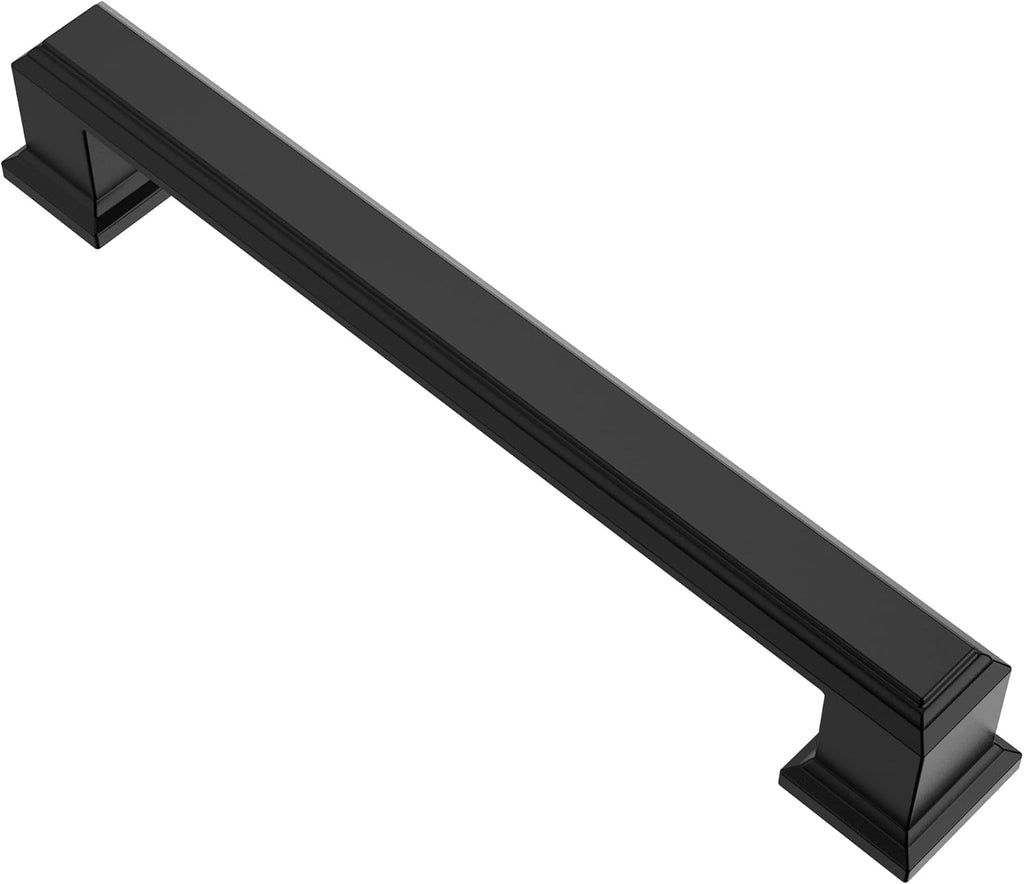 5" Matte Black Cabinet Pulls and Handles 10 Pack, AL3071MB