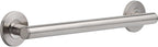 DELTA FAUCET 41824-BL Contemporary Decorative ADA Grab Bar 24 in, Matte Black