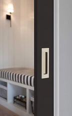 Emtek, Modern Rectangular, Flush Pull, 1-3/4" x 4", Satin Brass