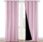 NICETOWN Full Shading Curtains 90" Long 2 Panels Set by NICETOWN