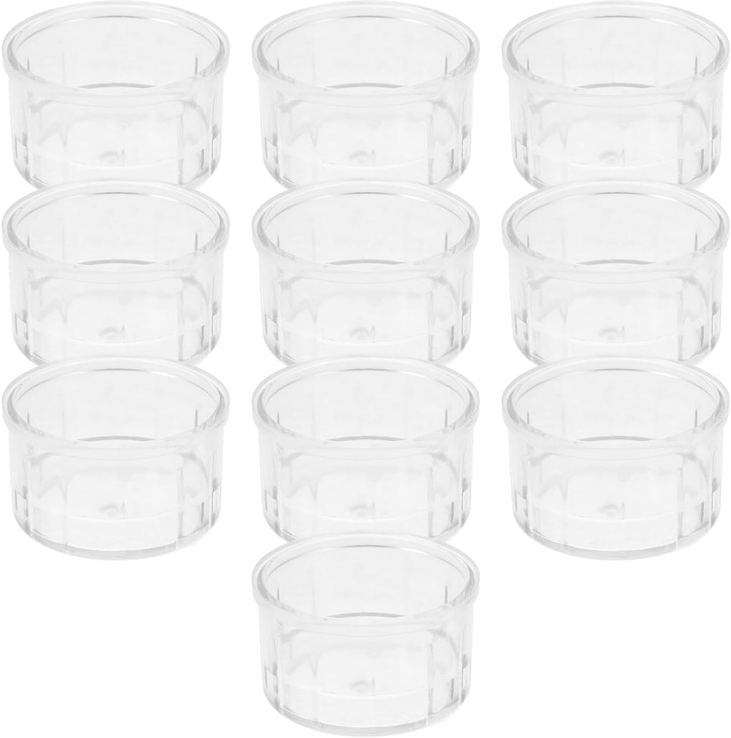 DOITOOL 10pcs Cocktail Shaker Lids - Plastic Shaker Cap Replacement, Beverage Mixing Covers Caps for Bubble Tea, Juice